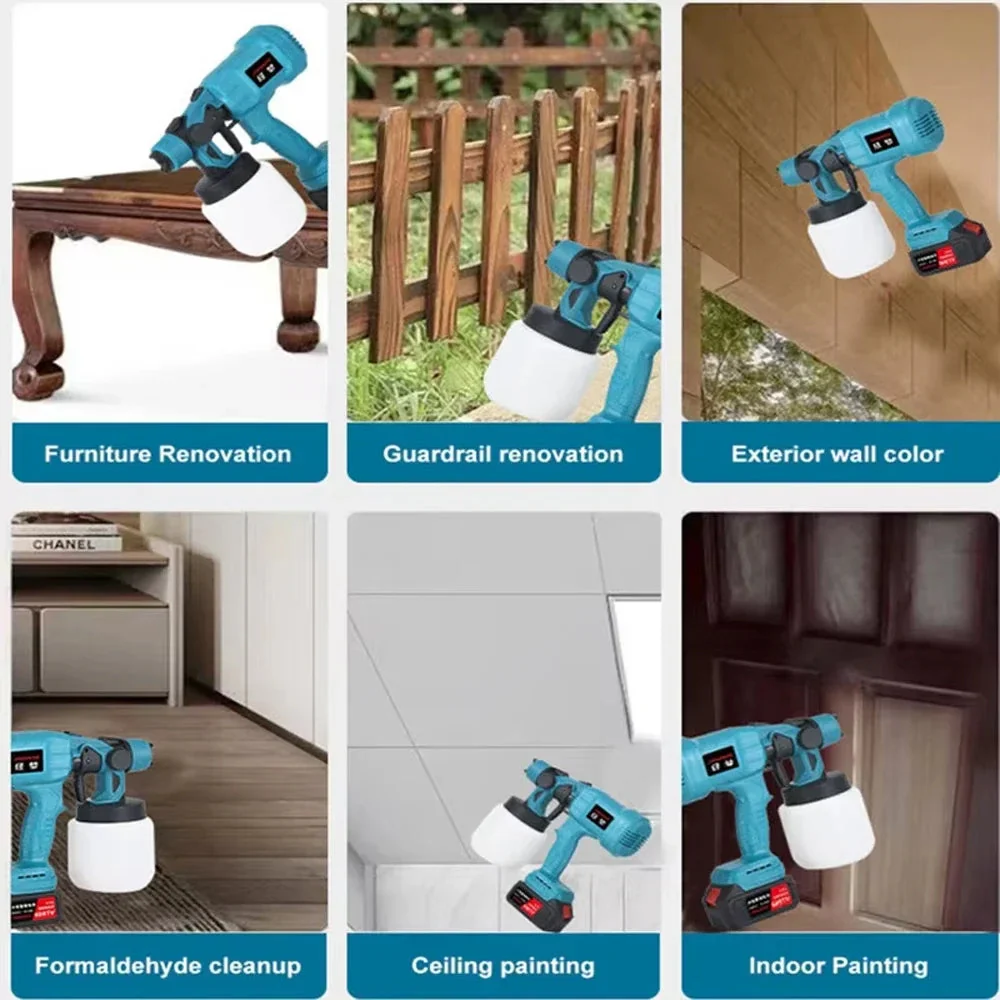 Cordless High Power DIY All Surface Paint Sprayer - Image 11