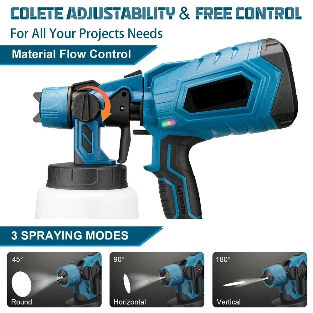 Cordless High Power DIY All Surface Paint Sprayer - Image 4