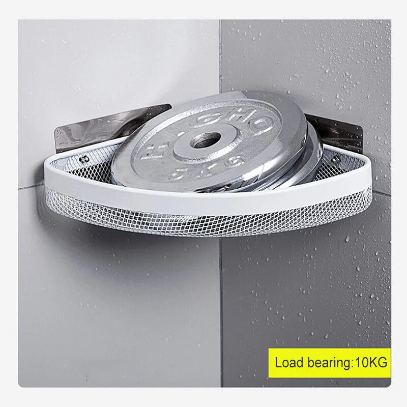 Corner Frame Bathroom Shower Organizer Shelf - Image 2