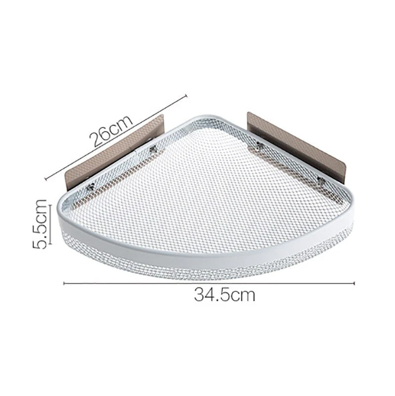 Corner Frame Bathroom Shower Organizer Shelf - Image 8
