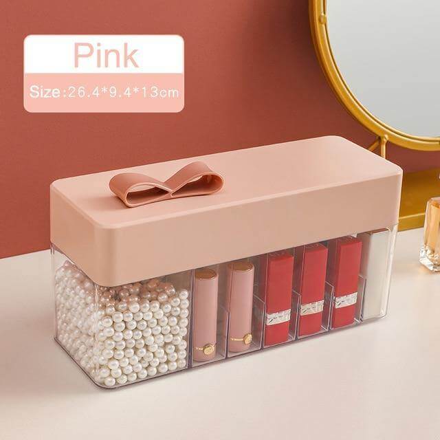Cosmetic Make-up Jewelry Organizer with Led Lighted Mirror - Image 9