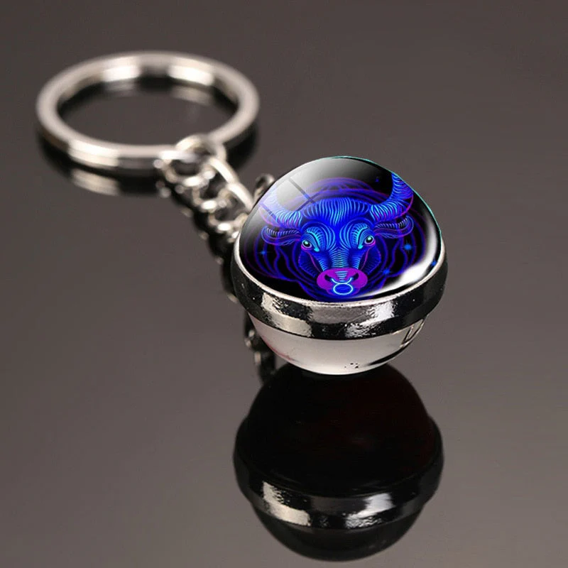 Cosmic Luminous Glass Keychain - Image 13