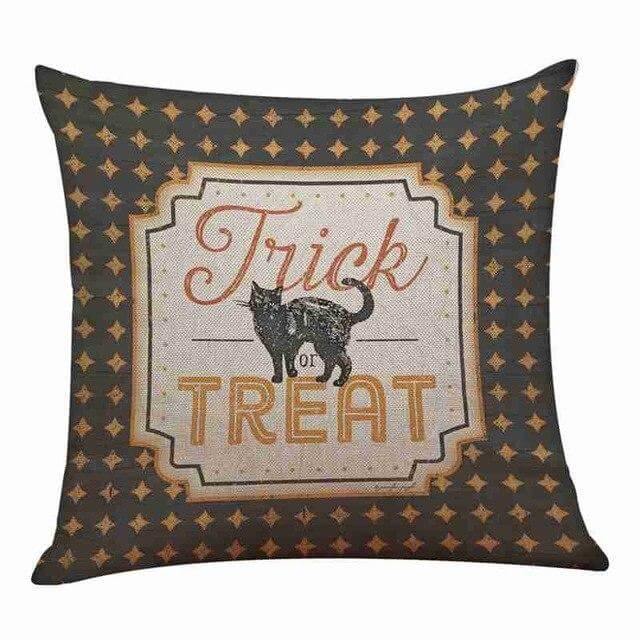 Cotton Comfy Pumpkin Printed Halloween Pillow Cases - Image 6