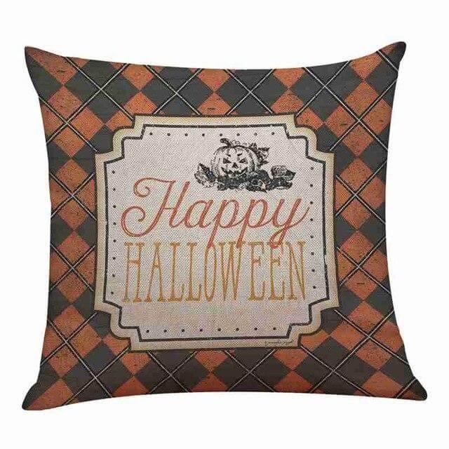 Cotton Comfy Pumpkin Printed Halloween Pillow Cases - Image 8
