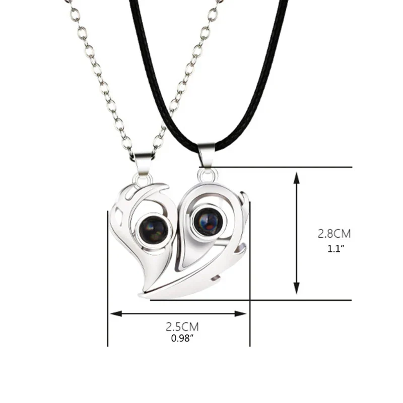 Couple Love Pair Magnetic Necklace - Image 5
