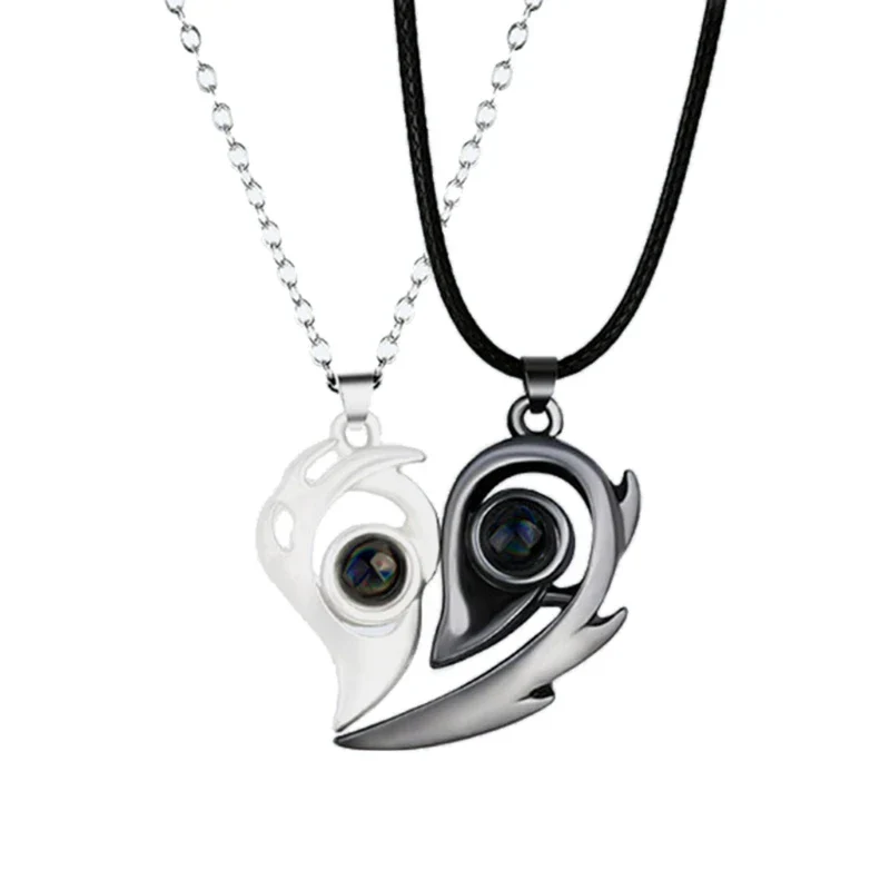 Couple Love Pair Magnetic Necklace - Image 8
