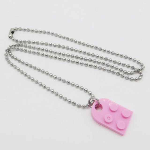Couples Love Toy Brick Heart Keychain - Image 33