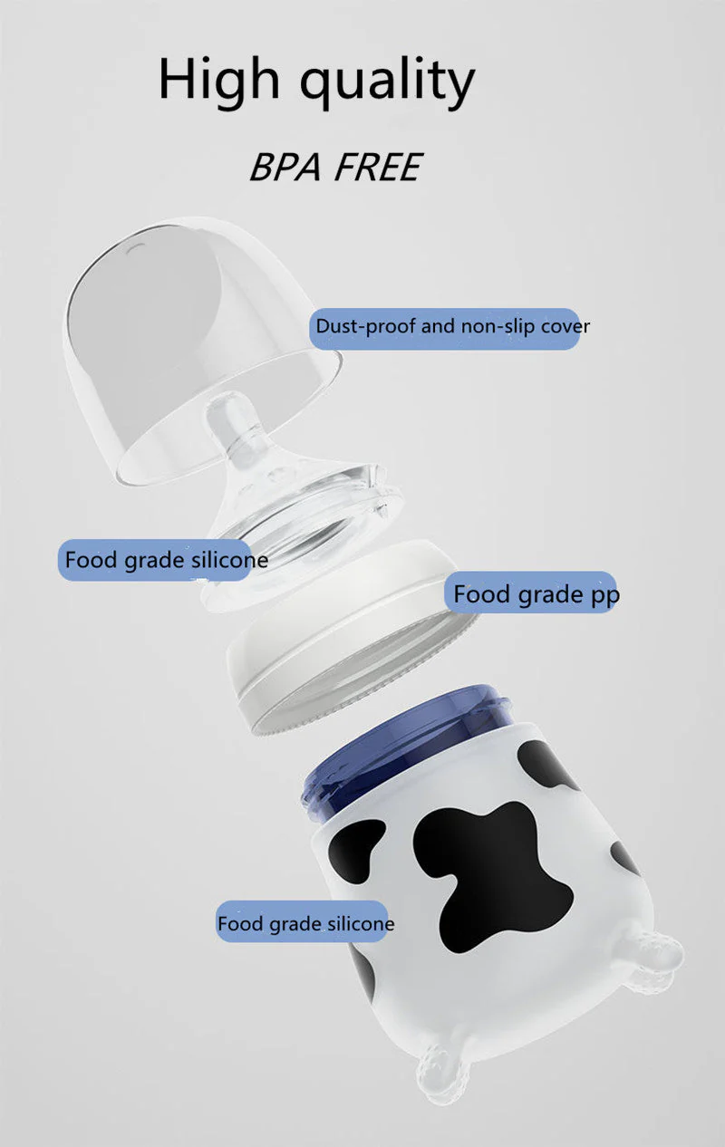 Cow Shape Baby Feeding Bottle - Image 4