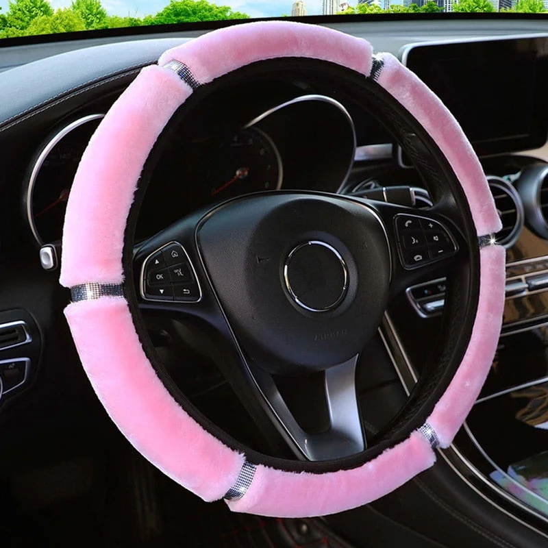 Cozy Car Plush Wheel Cover - Image 7