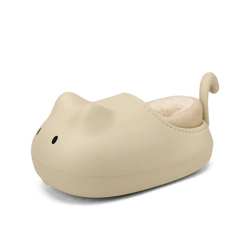 Cozy Cat Winter Kids Plush Shoe - Image 7