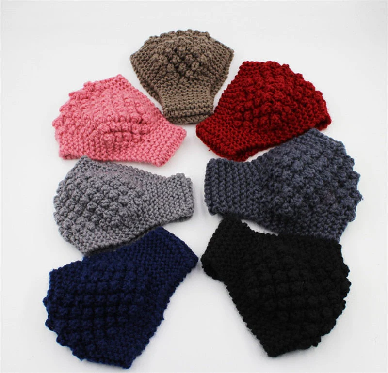 Cozy Crown Elastic Knitted Headband - Image 3