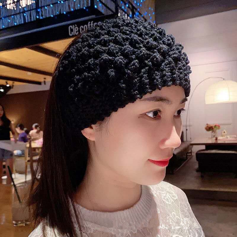 Cozy Crown Elastic Knitted Headband - Image 7