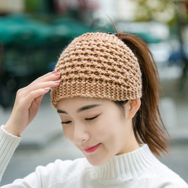 Cozy Crown Elastic Knitted Headband - Image 8