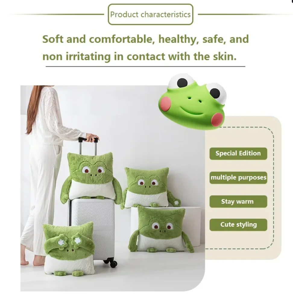 Cozy Dreams Mini Monster Quilted Pillow Blanket - Image 7