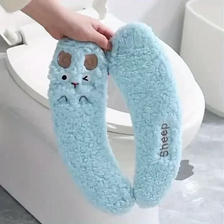Cozy Plush Warm Toilet Seat Cover - Image 2