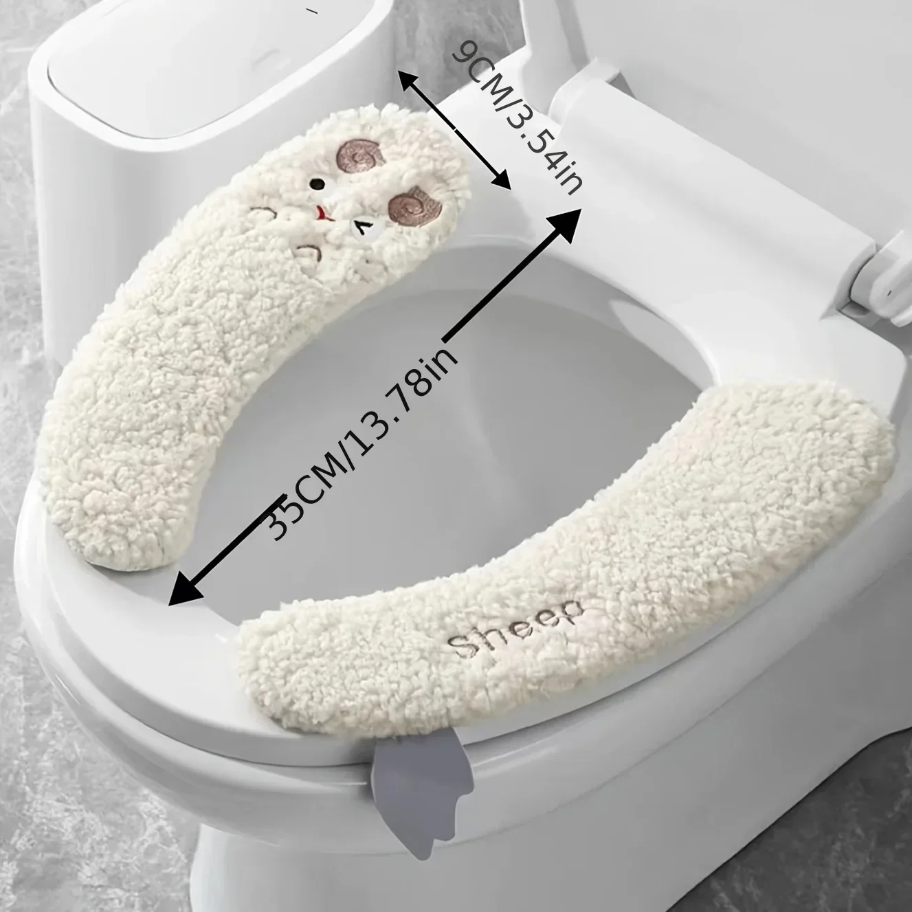 Cozy Plush Warm Toilet Seat Cover - Image 6