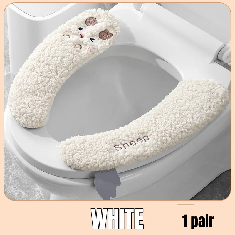 Cozy Plush Warm Toilet Seat Cover - Image 8