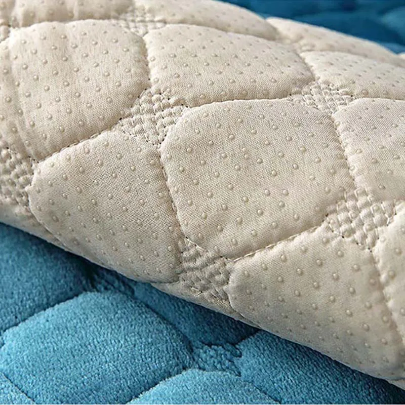 Cozy Soft Thick Plush Non-Slip Sofa Cover - Image 4