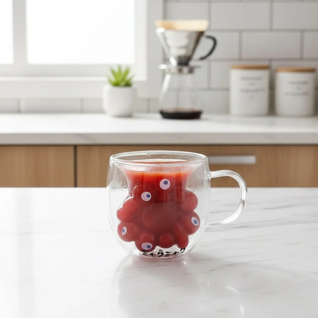 Crazy Eyes Monster Glass Mug - Image 5