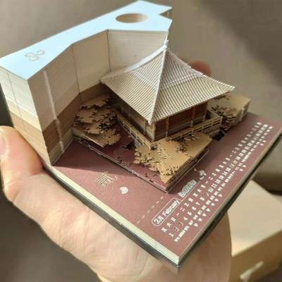Creative 3D Ancient Architectural Creative Paper - Image 10