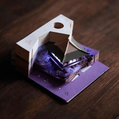Creative 3D Ancient Architectural Creative Paper - Image 14