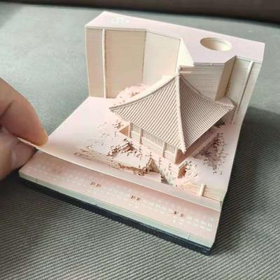 Creative 3D Ancient Architectural Creative Paper - Image 17