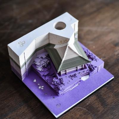 Creative 3D Ancient Architectural Creative Paper - Image 22