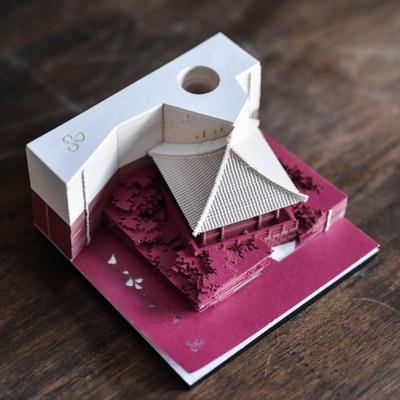 Creative 3D Ancient Architectural Creative Paper - Image 23