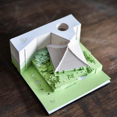 Creative 3D Ancient Architectural Creative Paper - Image 27
