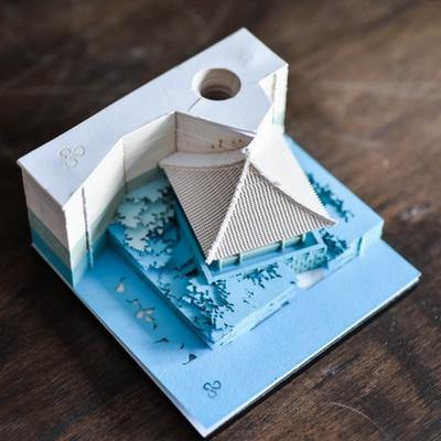 Creative 3D Ancient Architectural Creative Paper - Image 30