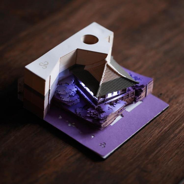 Creative 3D Ancient Architectural Creative Paper - Image 6