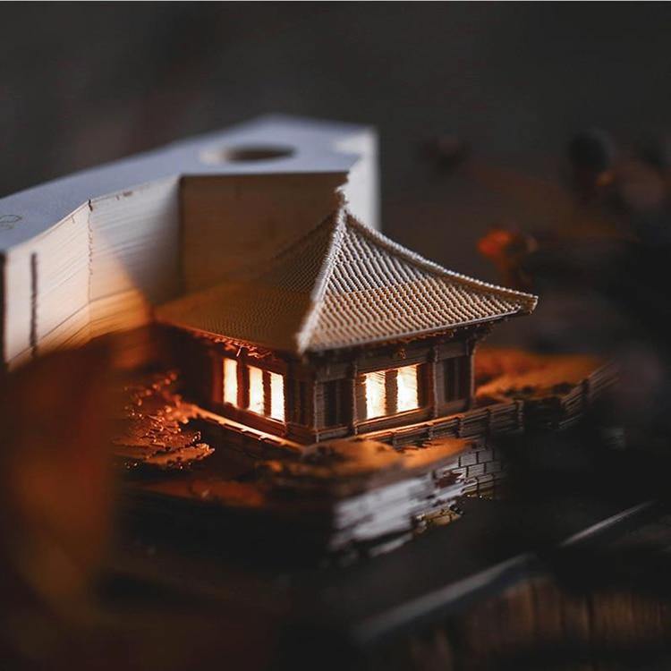 Creative 3D Ancient Architectural Creative Paper - Image 8