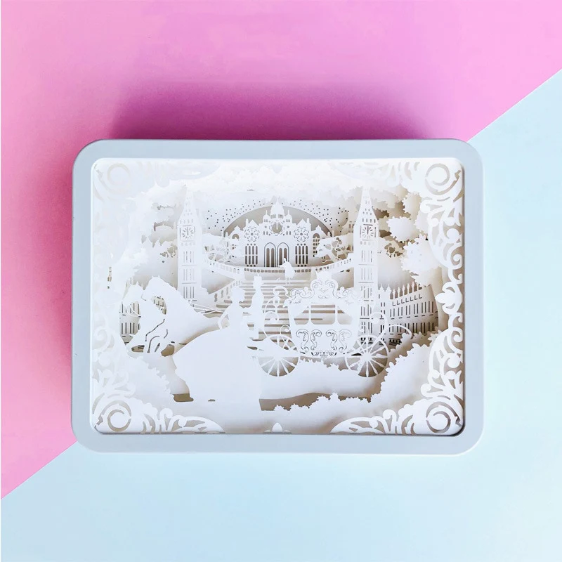 Creative 3D Paper Box LED Night Lamp - Image 7