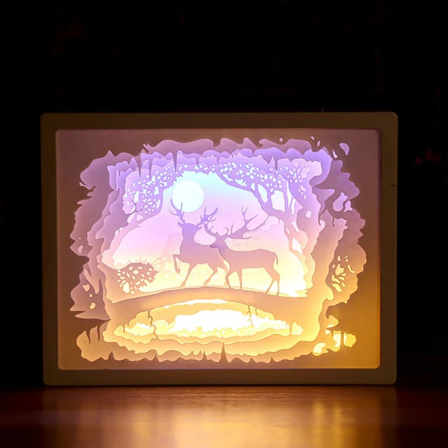 Creative 3D Paper Box LED Night Lamp - Image 9