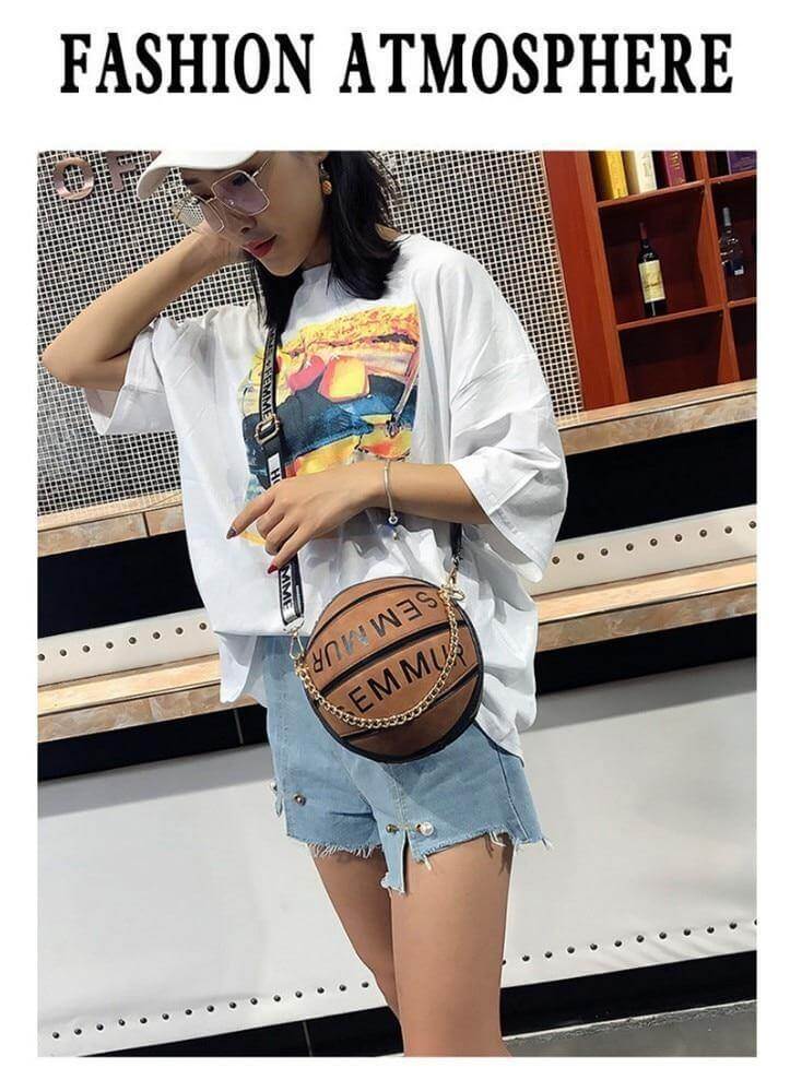 Creative Basketball Shoulder Woman Handbag - Image 12