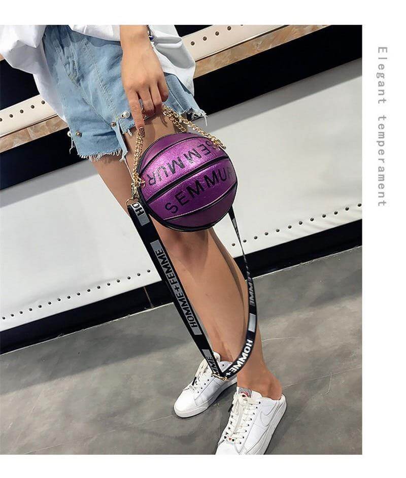 Creative Basketball Shoulder Woman Handbag - Image 8
