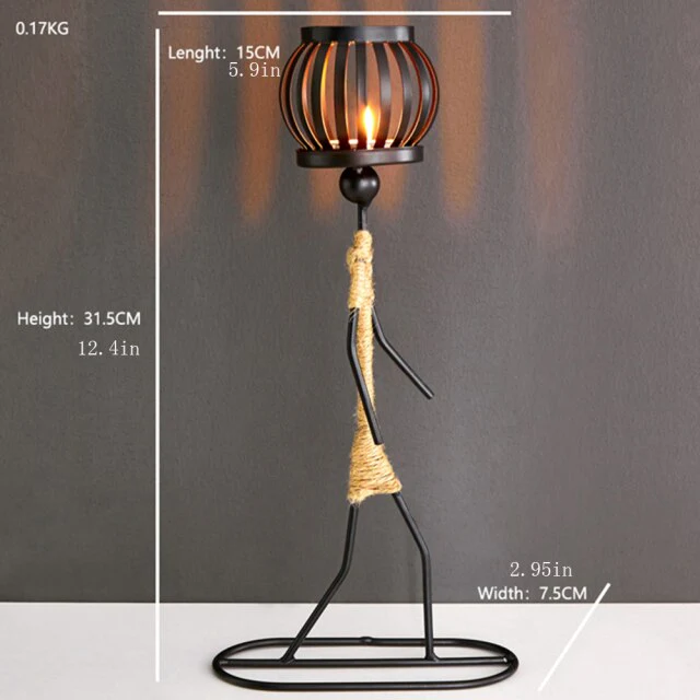 Creative Beautiful Nordic Iron Candle Holder - Image 11