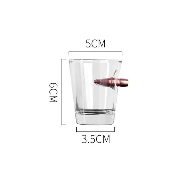 Creative Bullet Whisky Glass - Image 7