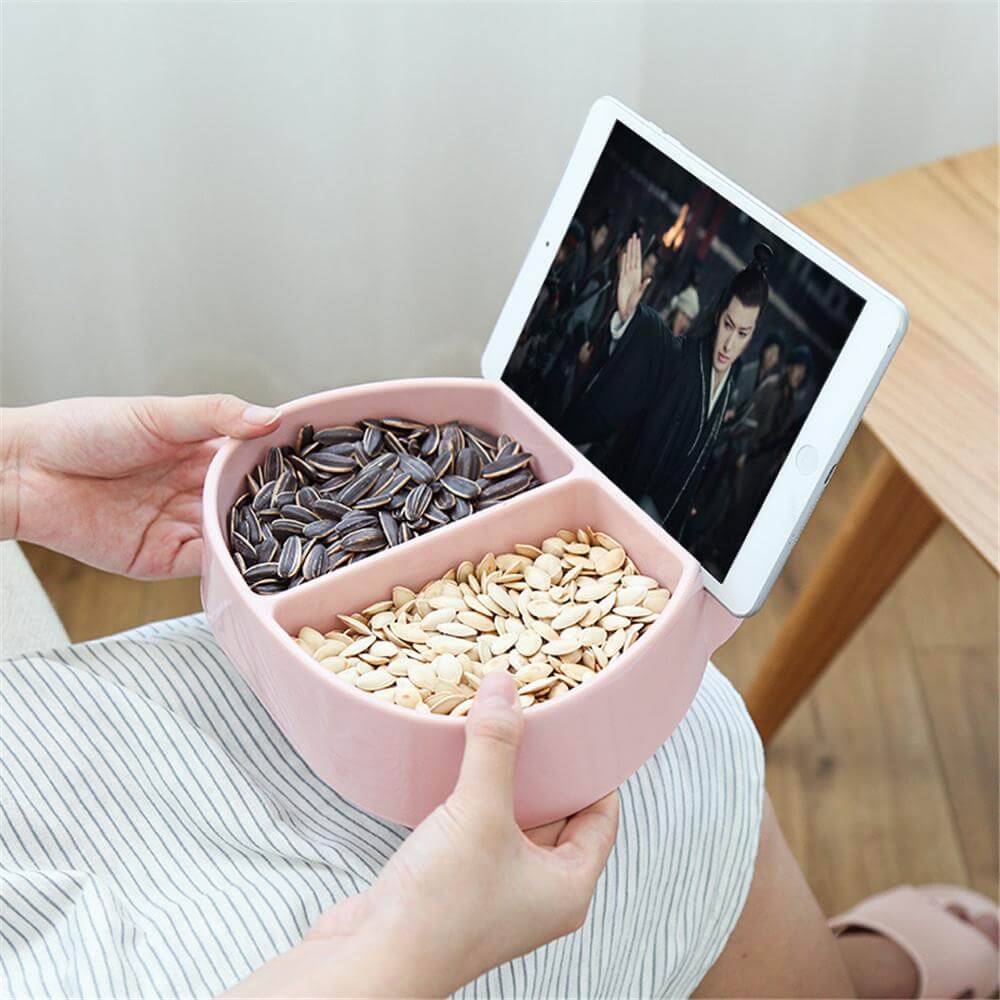 Creative Candy Nut Box with Phone Holder - Image 4