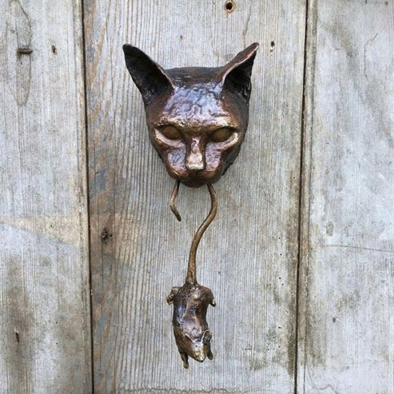 Creative Cat And Mouse Metal Door Knocker - Image 9