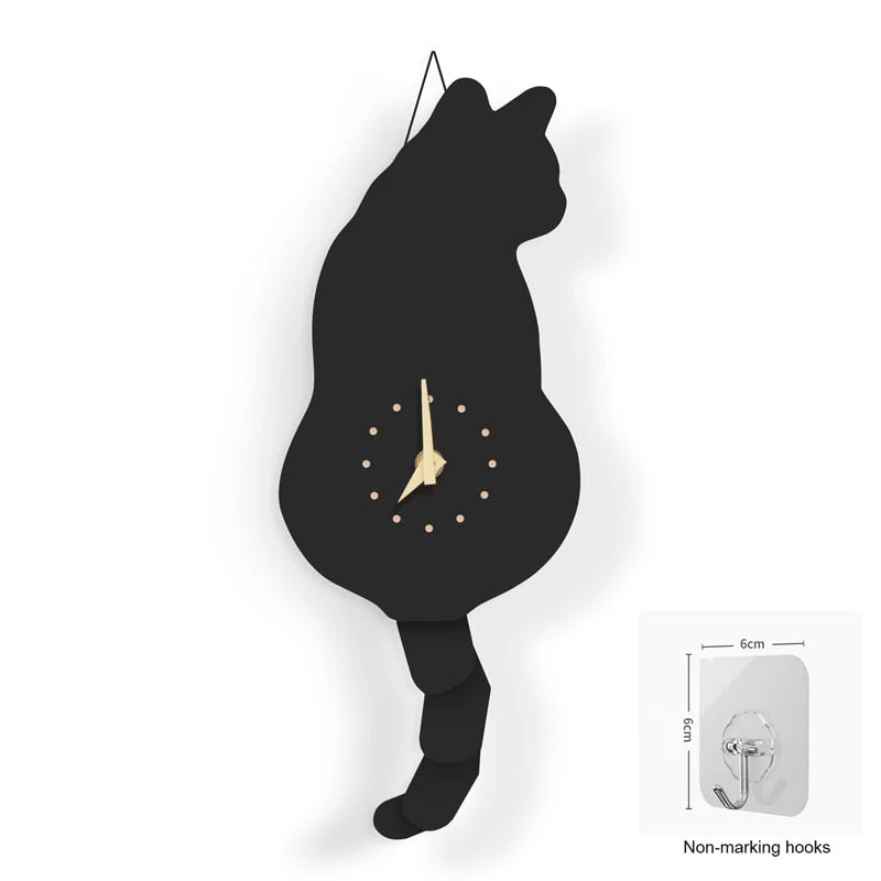 Creative Cat Wall Clock - Image 11