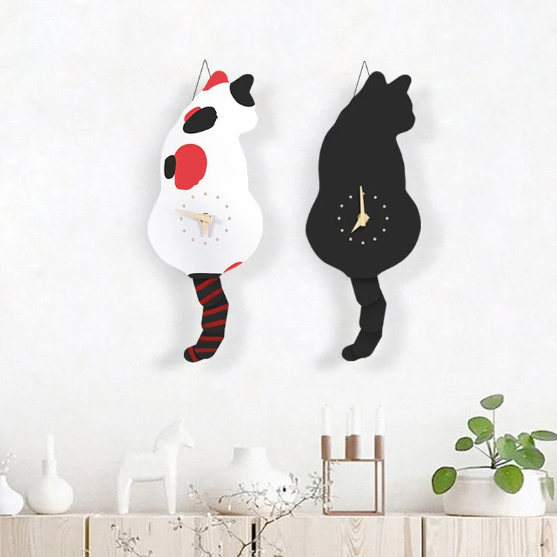 Creative Cat Wall Clock - Image 2