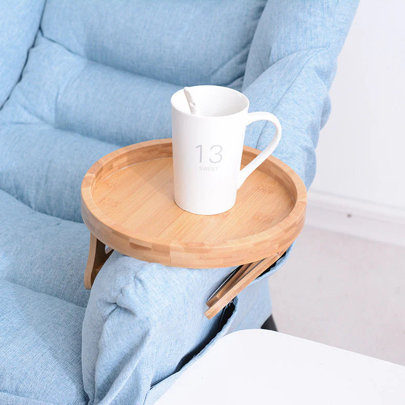 Creative Clip-On Bamboo Sofa Armrest Tray - Image 6