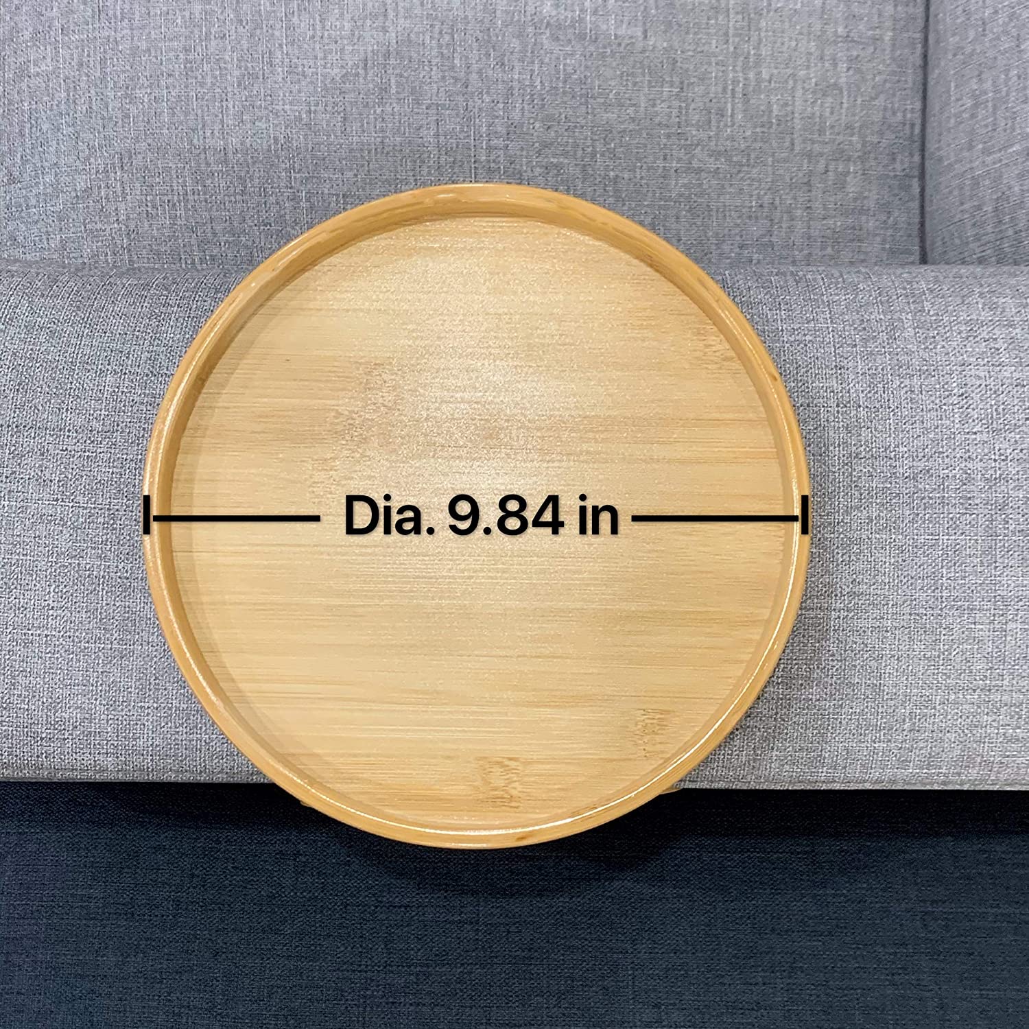 Creative Clip-On Bamboo Sofa Armrest Tray - Image 9