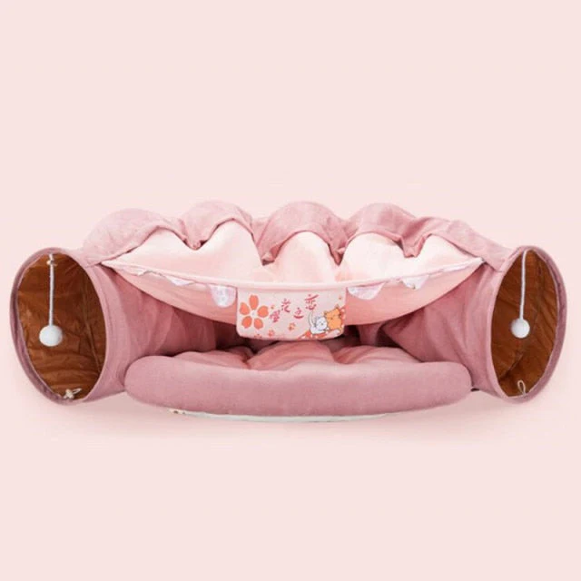 Creative Comfy Cat Sleeping Tunnel Bed - Image 10