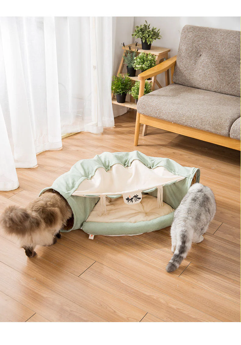 Creative Comfy Cat Sleeping Tunnel Bed - Image 4