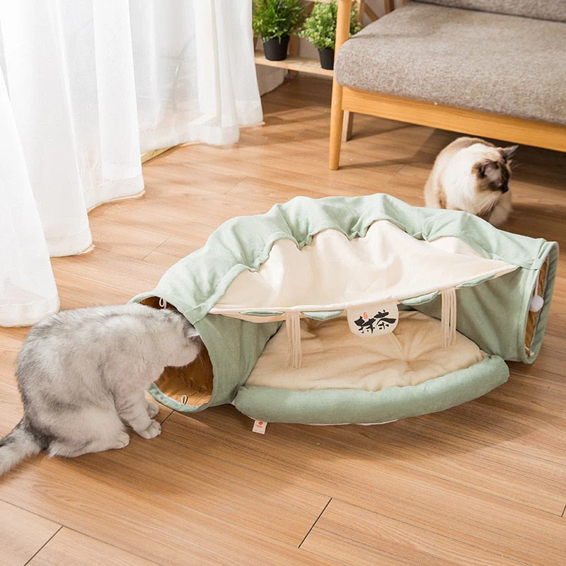 Creative Comfy Cat Sleeping Tunnel Bed - Image 7