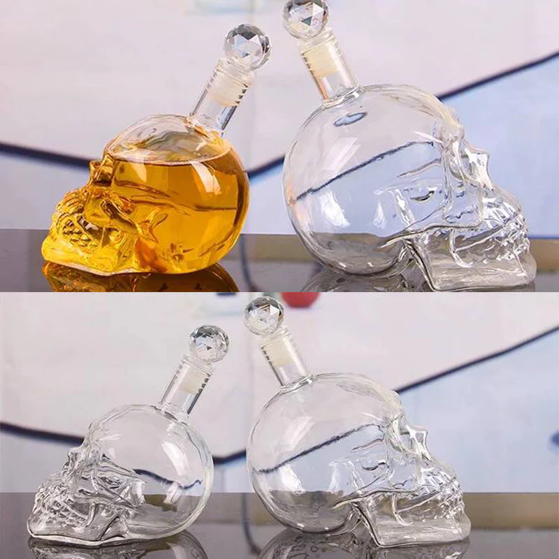 Creative Crystal Skull Bottle Decanter - Image 4