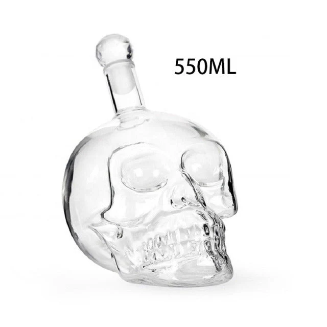 Creative Crystal Skull Bottle Decanter - Image 8