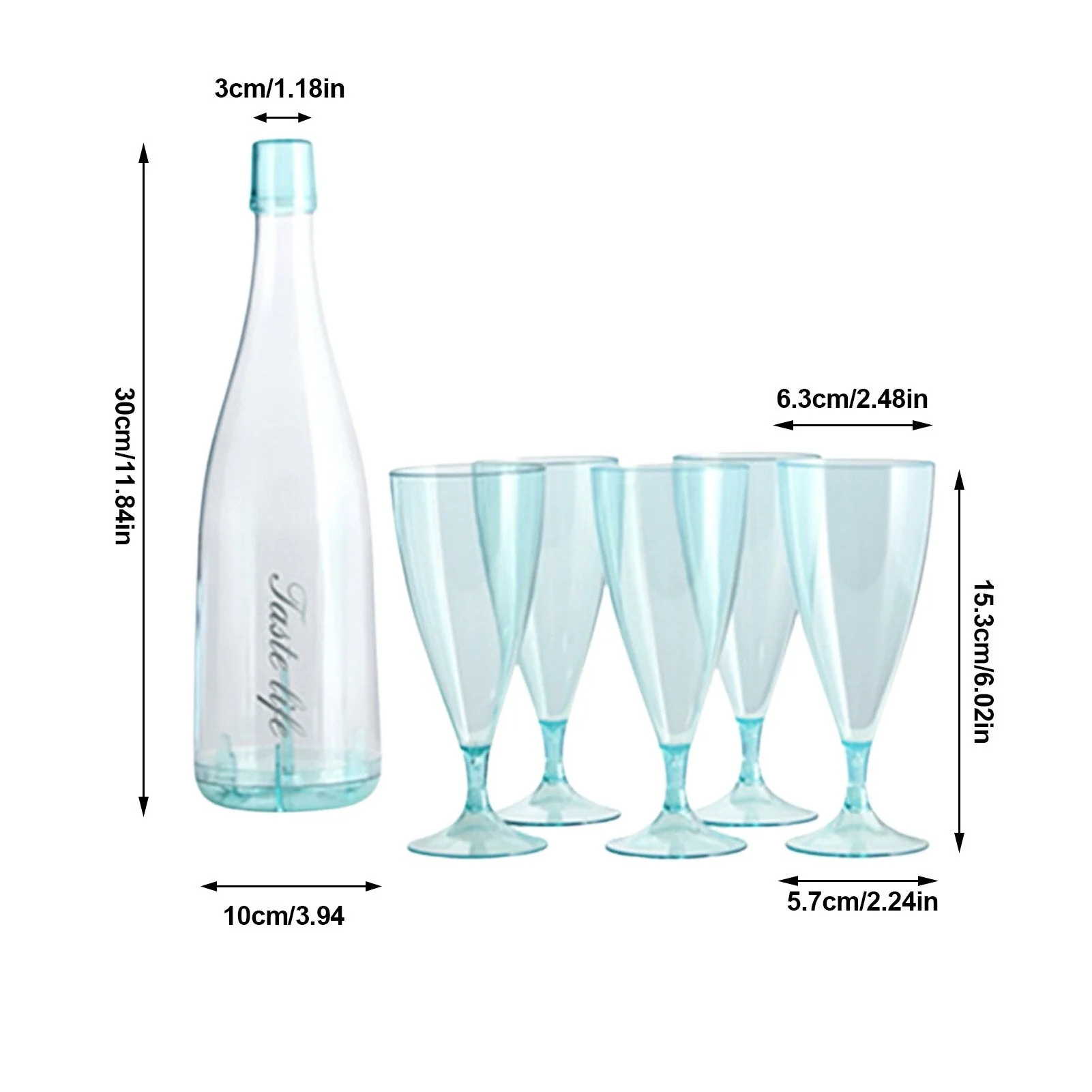 Creative Detachable Drink Glasses with Bottle - Image 8